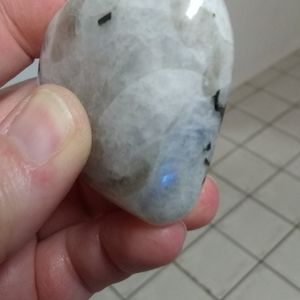 rainbow moonstone heart palmstone